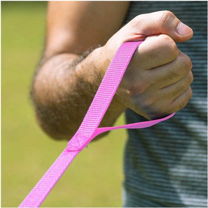 Long Dog Leash Obedience Recall Training Agility Lead - 15Ft 20Ft 30Ft 50Ft 100Ft Play Pink
