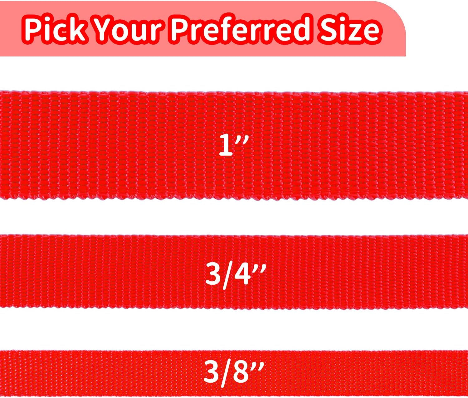 HIKISS Long Dog Leash Obedience Recall Training Agility Lead with Thickening Material for Large Dog - 15Ft 20Ft 30Ft 50Ft 100Ft Training Leash(Red 15Ft)